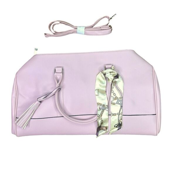 Ms. Lovely Weekender Carry-On Duffle Bag with Satin Tie - 22” x 10” x 11.5” - Picture 2 of 7